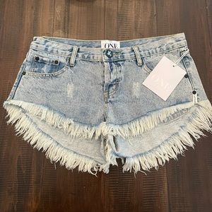 One Teaspoon denim shorts